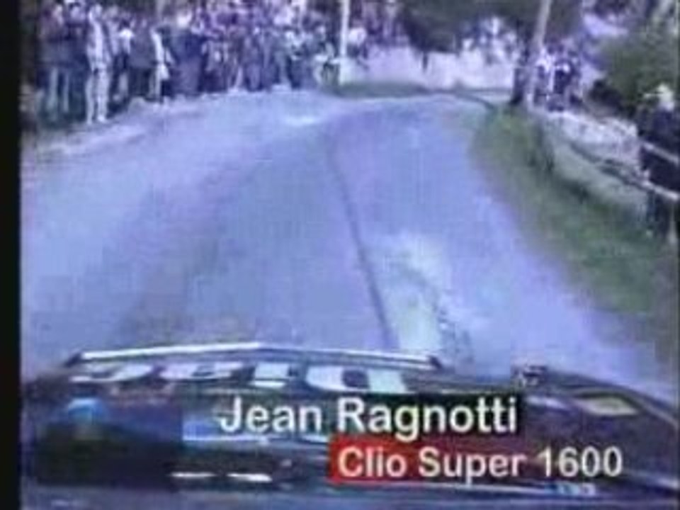 Jean ragnotti cam embarquée clio s1600