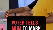 Johor polls: First-time blind voter helped by mother