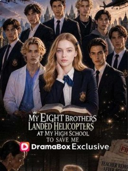 My Eight Brothers Landed Helicopters at My High School to Save Me - Full #englishsub #fullmovie 🍿🍿