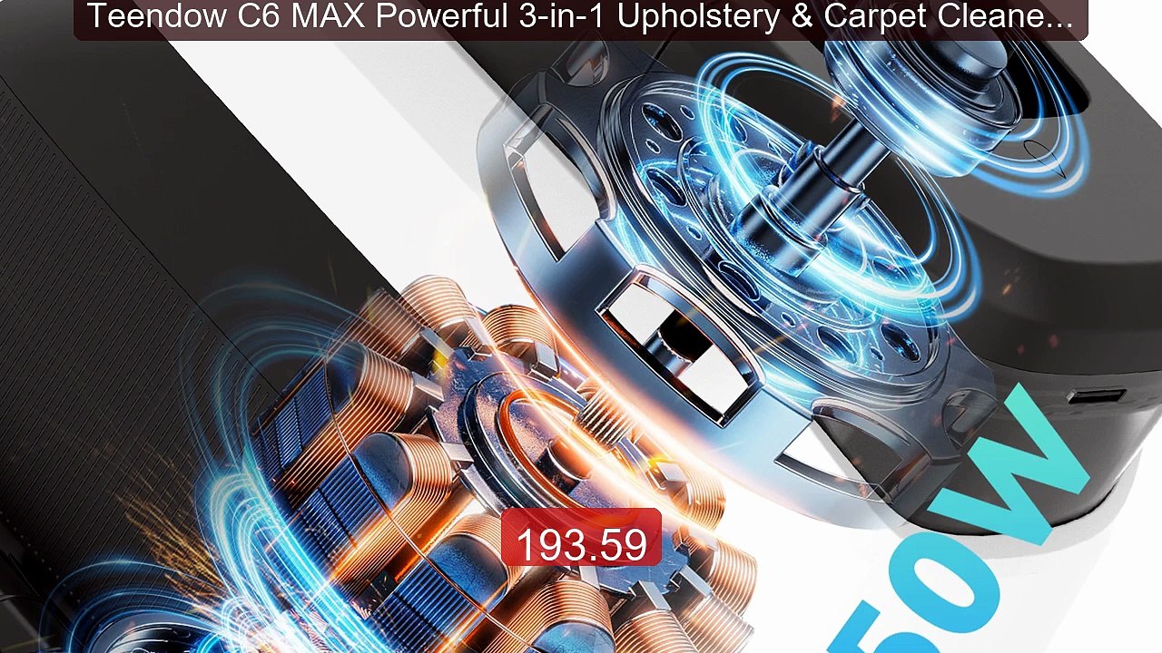 Teendow C6 MAX Powerful 3-in-1 Upholstery & Carpet Cleaner – 1650W... -- Best Deal 2026 | Shop Now!