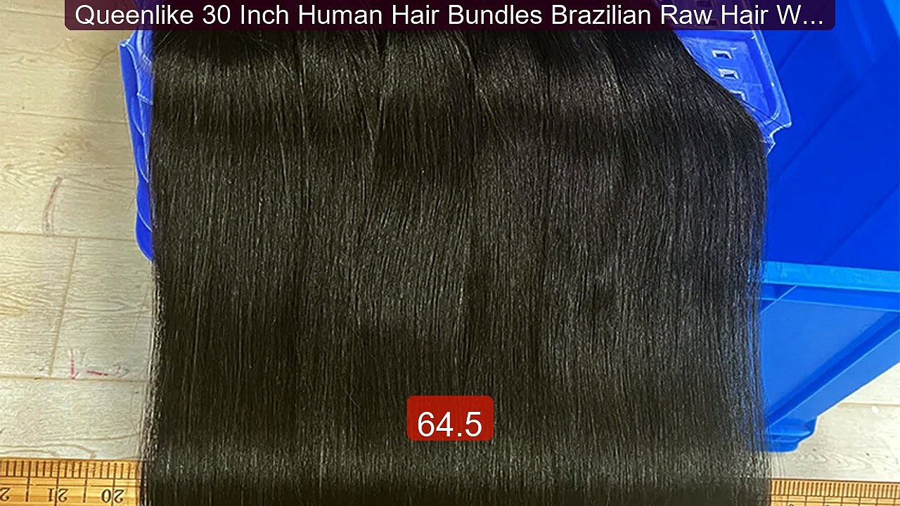 Queenlike 30 Inch Human Hair Bundles Brazilian Raw Hair Weave ... -- Best Buy 2026 | Great Quality!