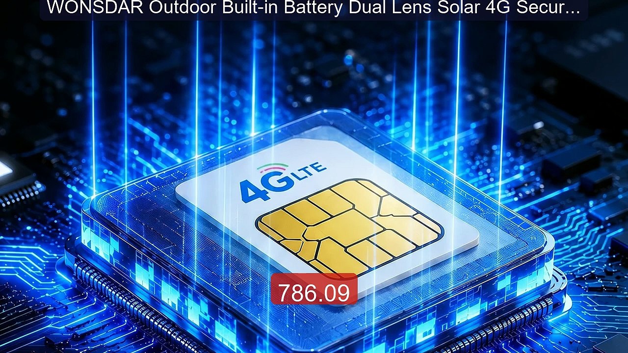 WONSDAR Outdoor Built-in Battery Dual Lens Solar 4G Security Camer... -- Best Deal 2026 | Shop Now!