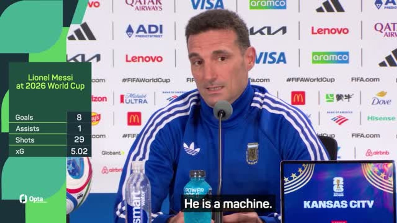 39-year-old Messi is a 'machine' - Scaloni