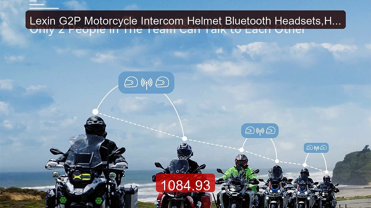 Lexin G2P Motorcycle Intercom Helmet Bluetooth Headsets,Handsf... -- Best Buy 2026 | Great Quality!