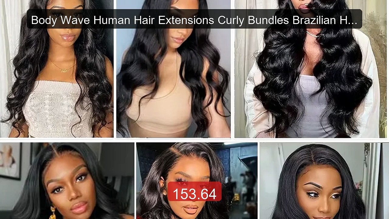 Body Wave Human Hair Extensions Curly Bundles Brazilian Hair W... -- Hot Deal 2026 | Limited Offer!