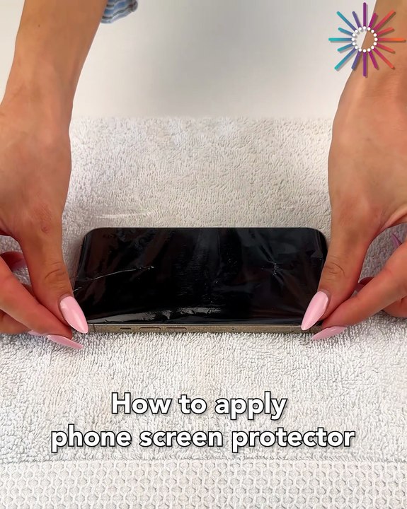 Smudge free screen protector application tip🤳👍