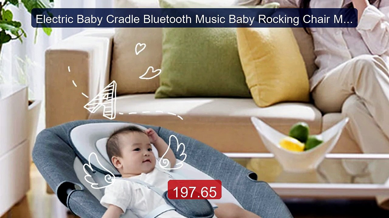 Electric Baby Cradle Bluetooth Music Baby Rocking Chair Mosquito Ne... -- Top Rated 2026 | Buy Now!