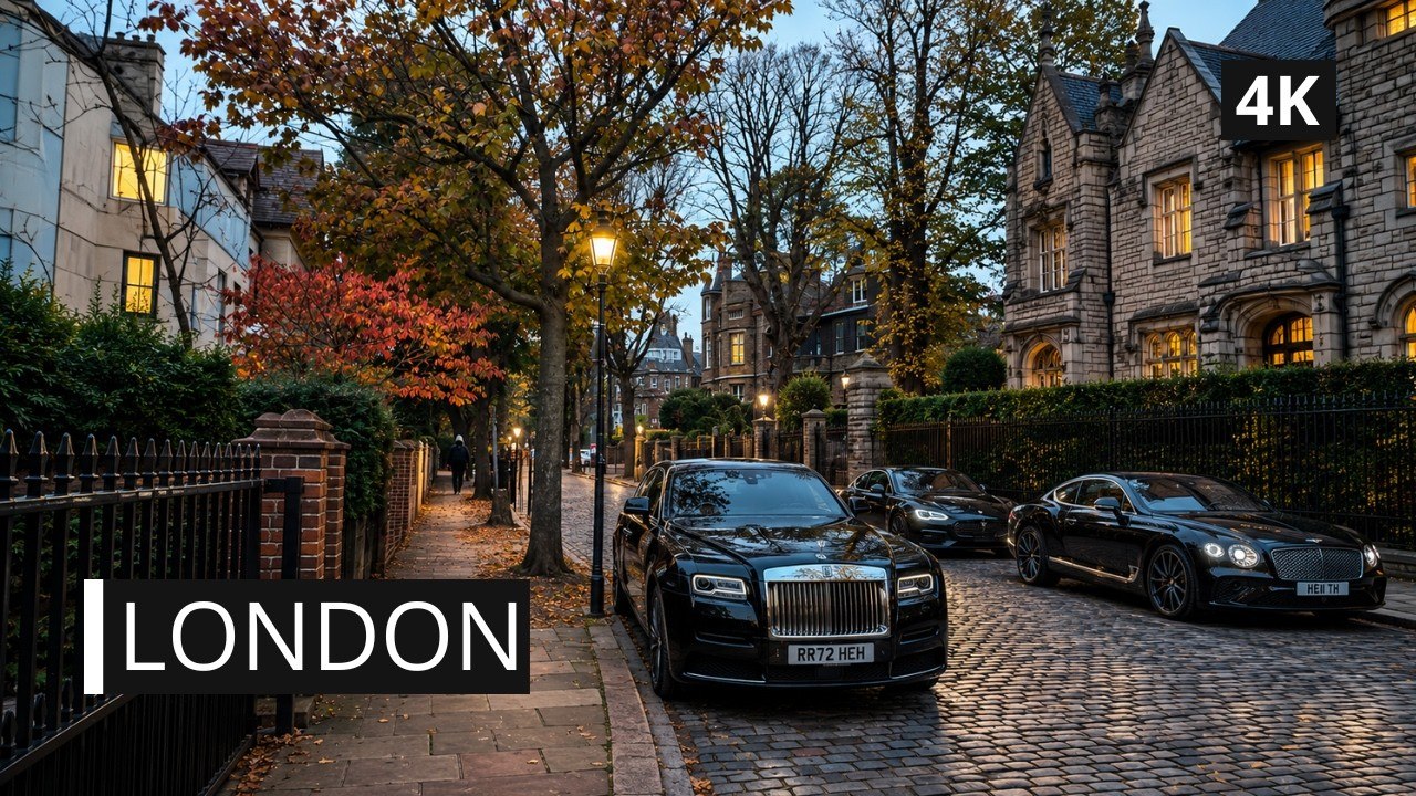 Explore A Rich London Village With Me | 4K London Walking Tour