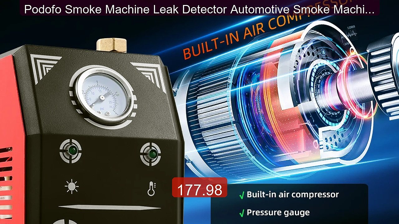 Podofo Smoke Machine Leak Detector Automotive Smoke Machine... -- Top Pick 2026 | Unbeatable Price!
