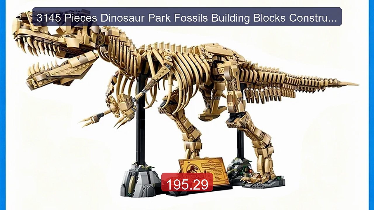 3145 Pieces Dinosaur Park Fossils Building Blocks Constructio... -- Amazing Value 2026 | Must Have!