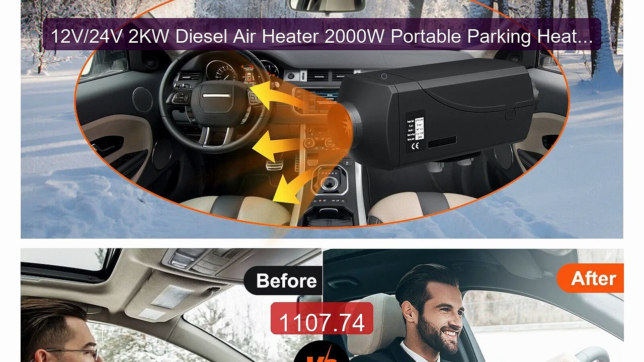 12V/24V 2KW Diesel Air Heater 2000W Portable Parking Heater Sa... -- Hot Deal 2026 | Limited Offer!