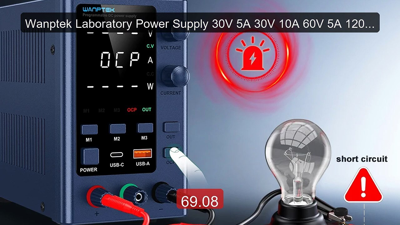 Wanptek Laboratory Power Supply 30V 5A 30V 10A 60V 5A 120V 3A Encod... -- Top Rated 2026 | Buy Now!