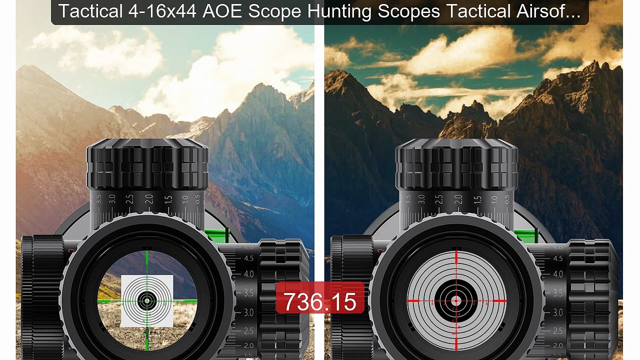 Tactical 4-16x44 AOE Scope Hunting Scopes Tactical Airsoft ... -- Top Pick 2026 | Unbeatable Price!