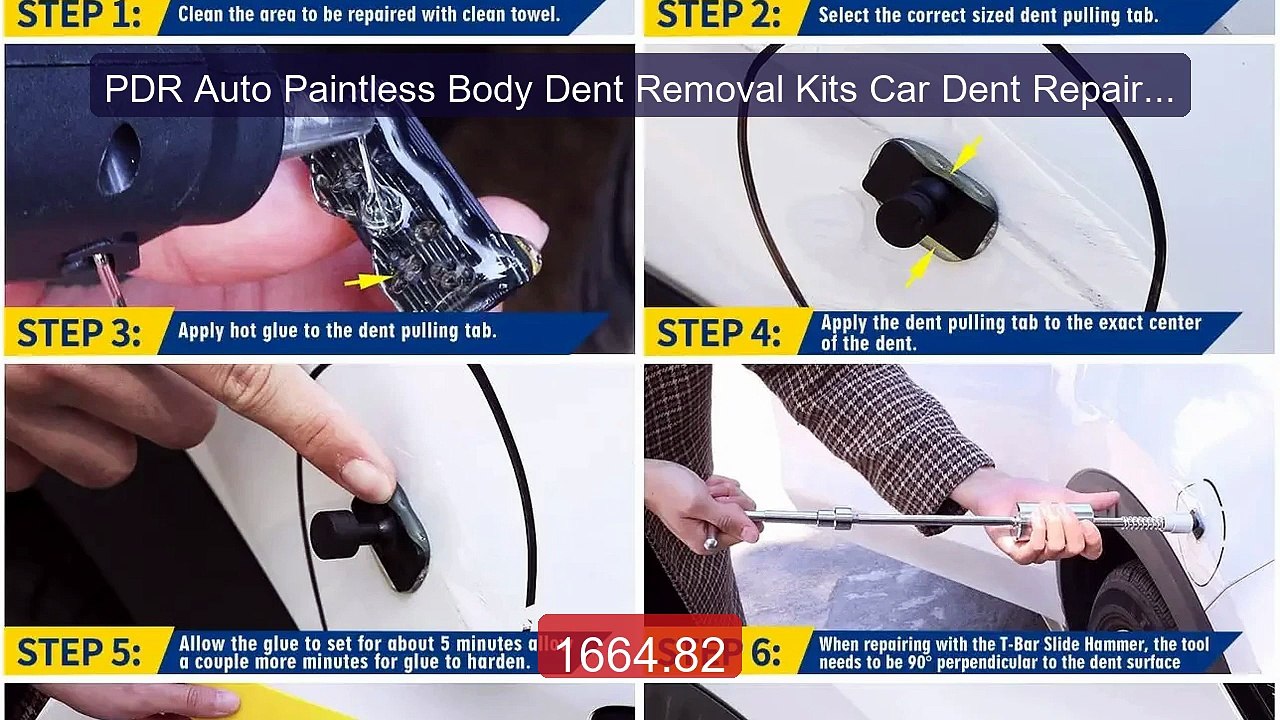 PDR Auto Paintless Body Dent Removal Kits Car D...