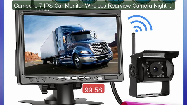 Camecho 7 IPS Car Monitor Wireless Rearview Camera Night Vision Bac... Top Rated 2026 | Buy Now!