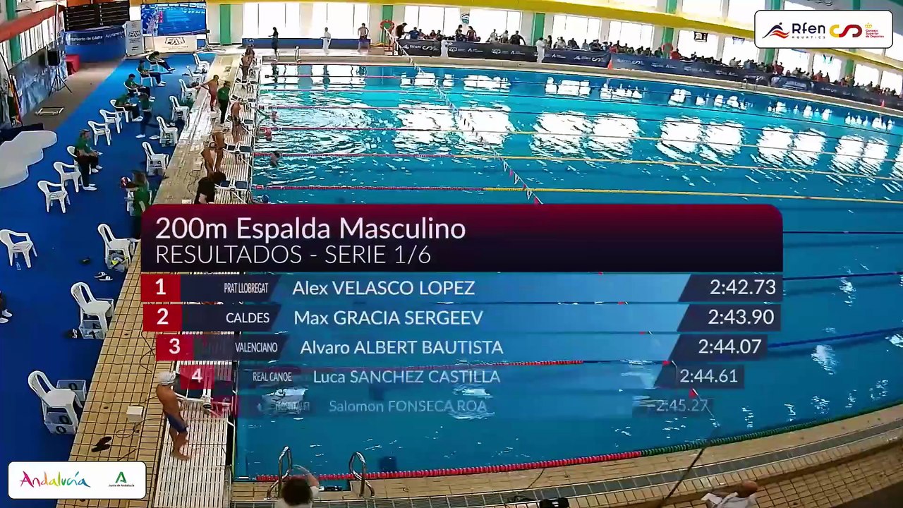 XIII Cto. de España Alevín de Natación - Sábado mañana