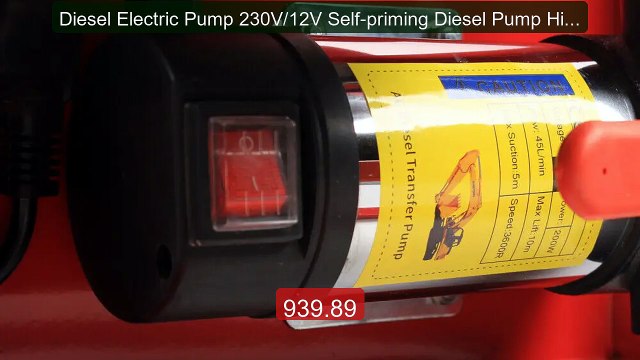 Diesel Electric Pump 230V/12V Self-priming Diesel Pump High... Top Pick 2026 | Unbeatable Price!