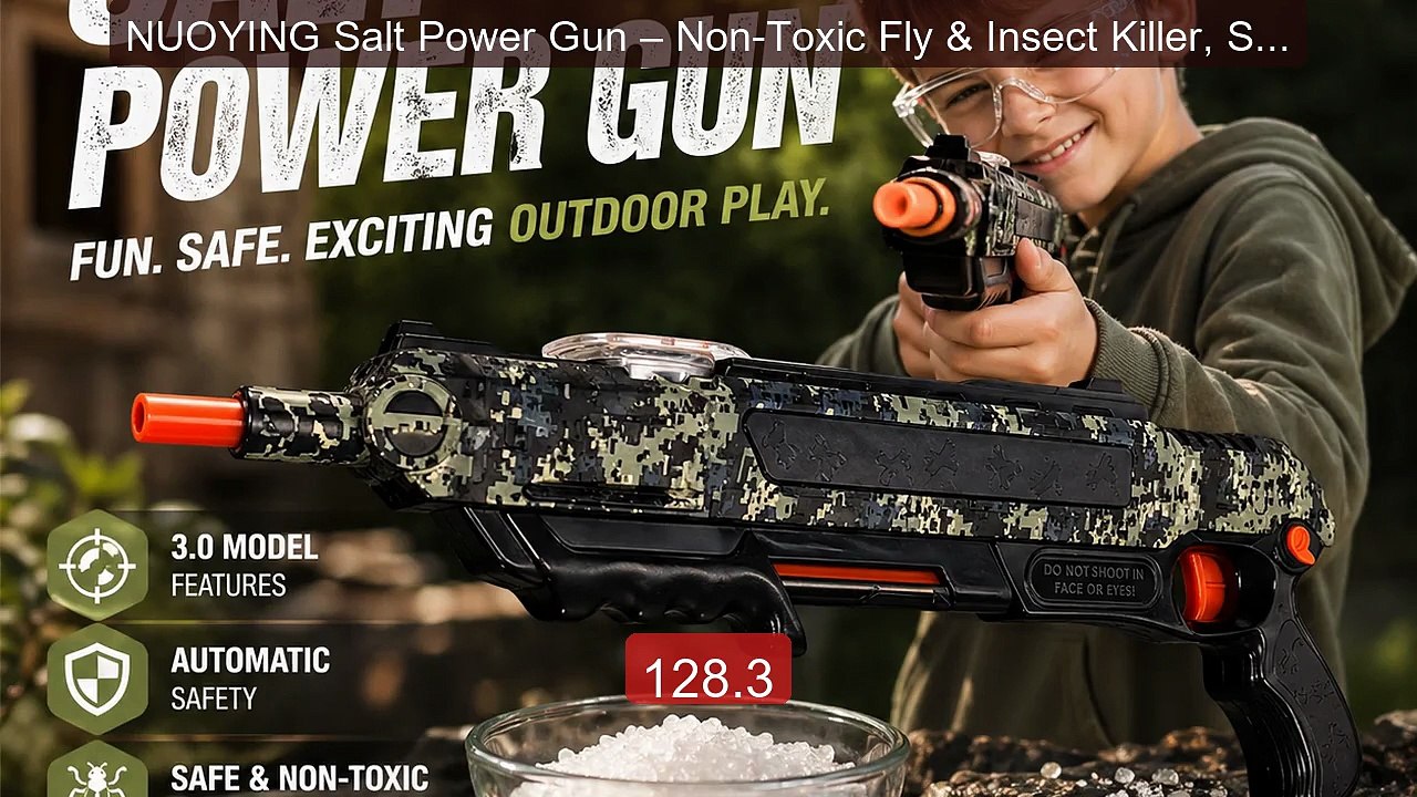 NUOYING Salt Power Gun – Non-Toxic Fly & Insect Killer, Salt ... -- Amazing Value 2026 | Must Have!