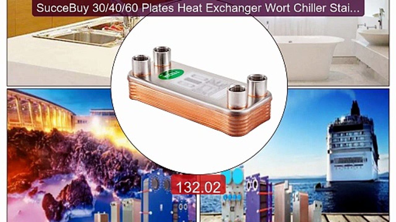 SucceBuy 30/40/60 Plates Heat Exchanger Wort Chiller Stainless Stee... -- Top Rated 2026 | Buy Now!