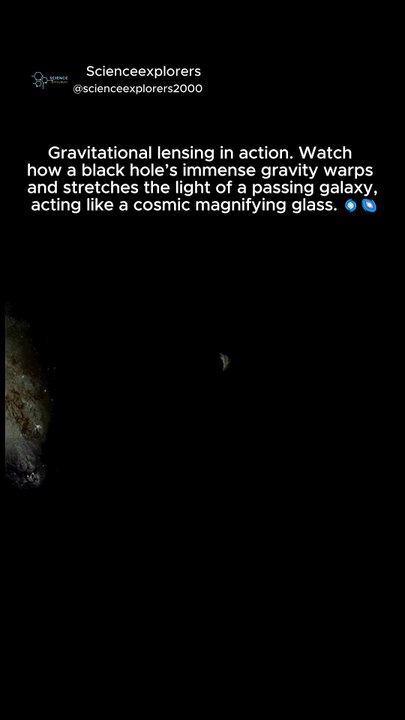 When Gravity Bends Spacetime 🌀#space #facts #nasa