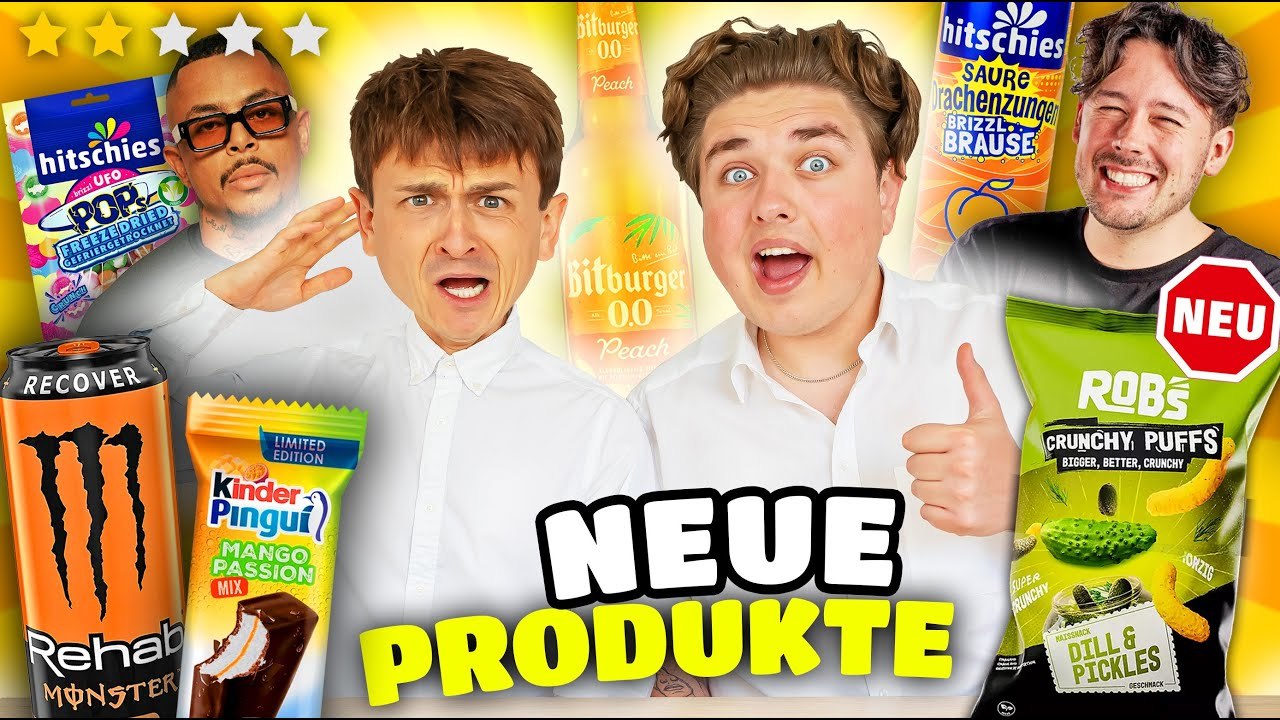 Wir probieren NEUE PRODUKTE, die fame sind 🤢 mit Smiley