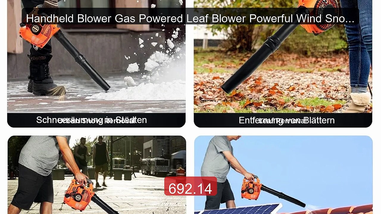 Handheld Blower Gas Powered Leaf Blower Powerful Wind Snow Blo... -- Hot Deal 2026 | Limited Offer!