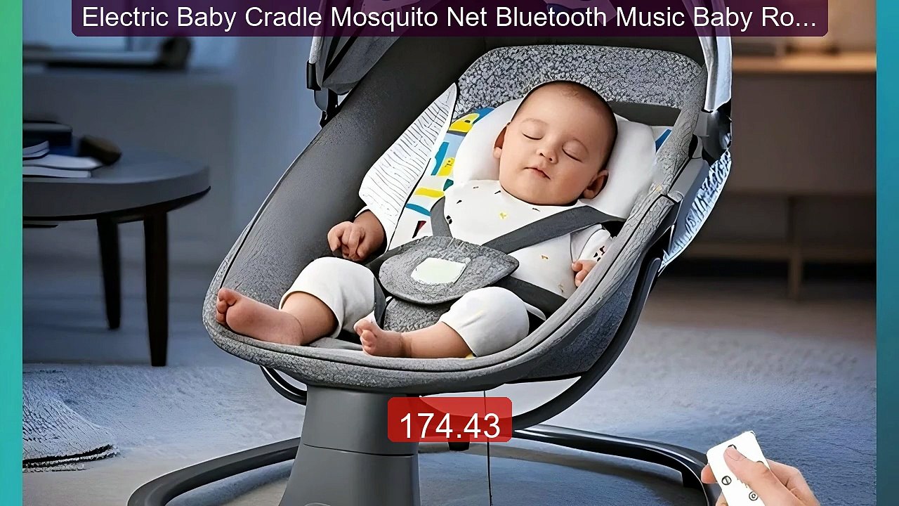 Electric Baby Cradle Mosquito Net Bluetooth Music Baby Rock... -- Top Pick 2026 | Unbeatable Price!