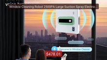 Window Cleaning Robot 2500PA Large Suction Spray Electric Win... -- Amazing Value 2026 | Must Have!