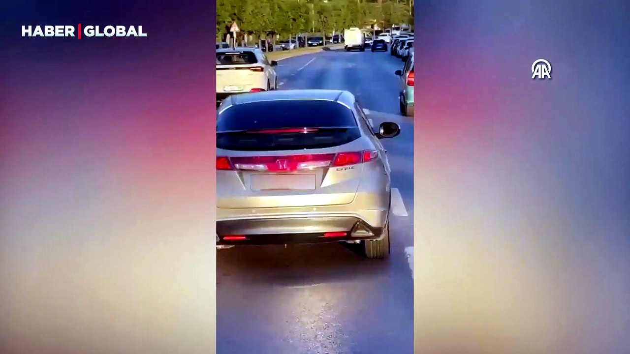 Kartal'da trafikte bir aracı ısrarla takip eden sürücüye 180 bin lira ceza