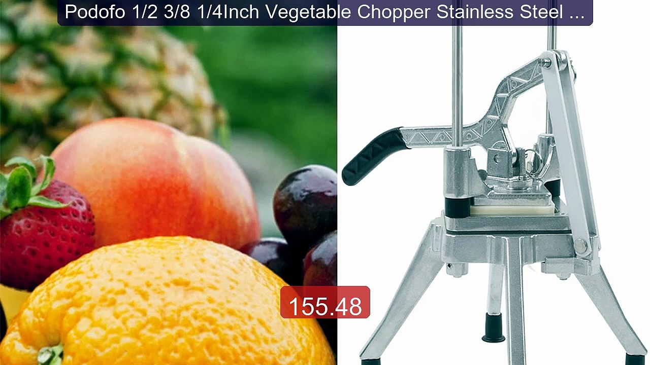 Podofo 1/2 3/8 1/4Inch Vegetable Chopper Stainless Steel French Fry... -- Top Rated 2026 | Buy Now!