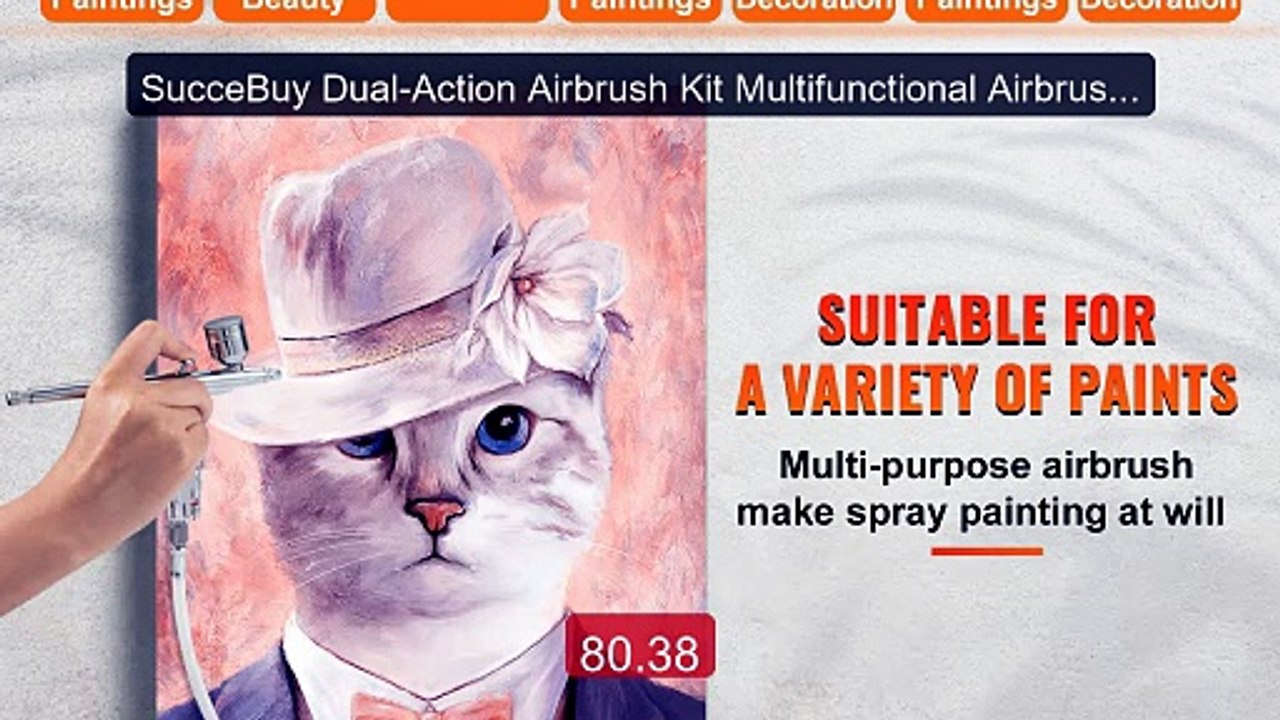 SucceBuy Dual-Action Airbrush Kit Multifunctional Airbrush Sys... -- Hot Deal 2026 | Limited Offer!