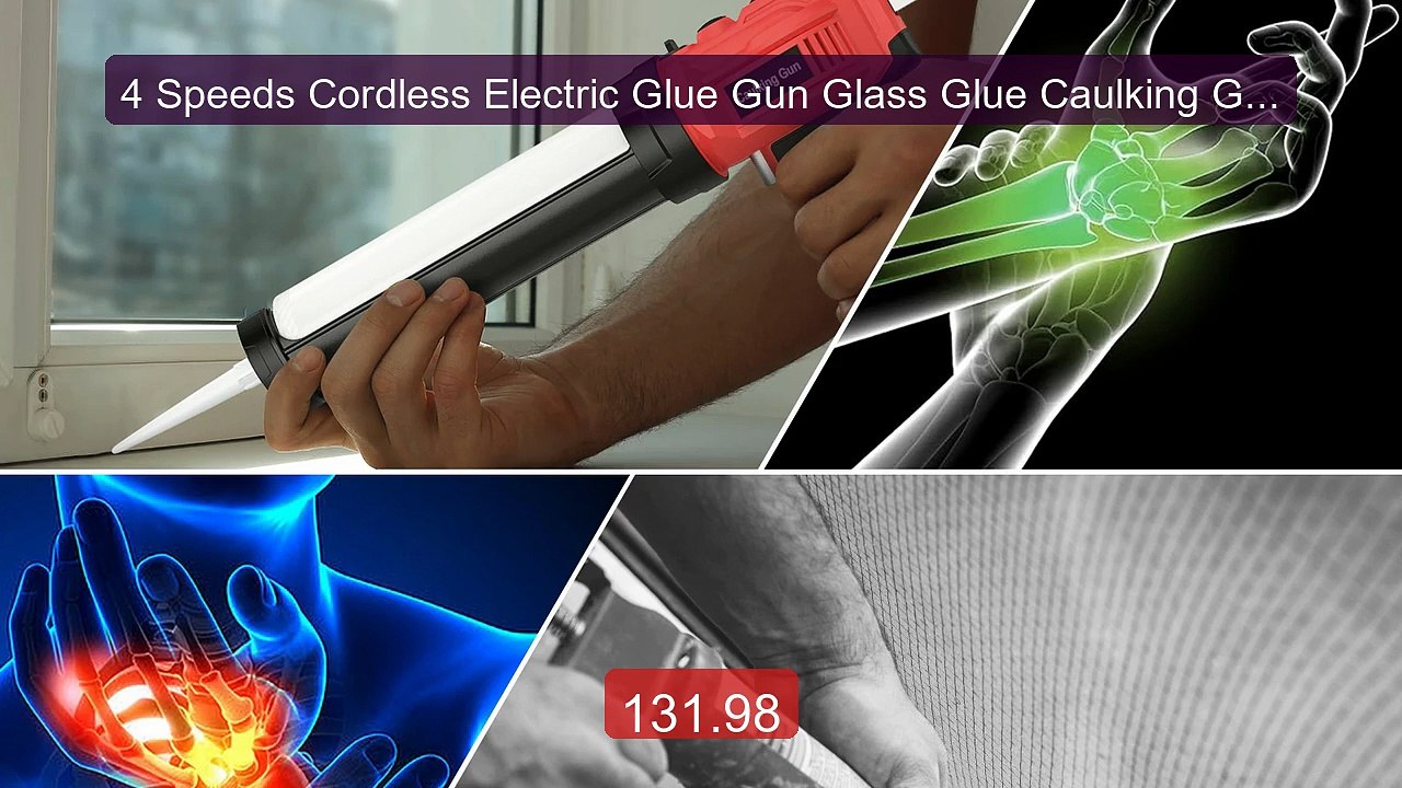 4 Speeds Cordless Electric Glue Gun Glass Glue Caulking Gun Doors a... -- Top Rated 2026 | Buy Now!