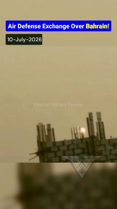Iranian Missile Salvo Over Bahrain