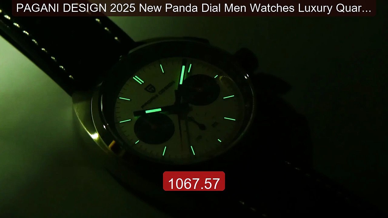 PAGANI DESIGN 2025 New Panda Dial Men Watches Luxury Quartz Watch F... -- Top Rated 2026 | Buy Now!
