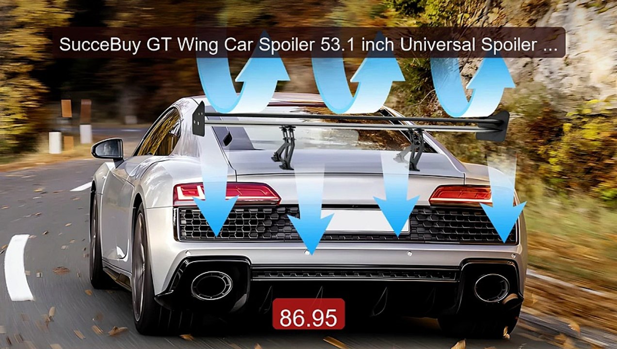 SucceBuy GT Wing Car Spoiler 53.1 inch Universal Spoiler with ... -- Best Buy 2026 | Great Quality!