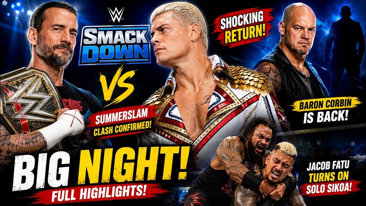 WWE SmackDown Highlights: CM Punk & Cody Rhodes Face Off, Shocking Return & More...