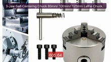 3-Jaw Self-Centering Chuck 80mm/ 100mm/ 125mm Lathe Chuck Set ... -- Best Buy 2026 | Great Quality!