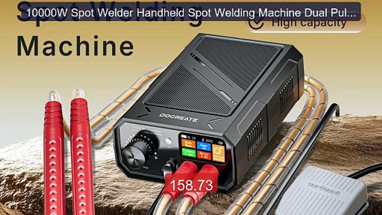 10000W Spot Welder Handheld Spot Welding Machine Dual Pulse Portabl... -- Top Rated 2026 | Buy Now!