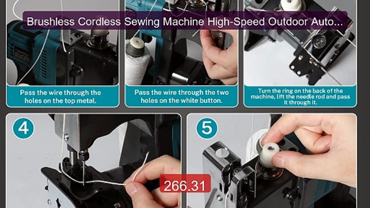 Brushless Cordless Sewing Machine High-Speed Outdoor Automatic Cutt... -- Top Rated 2026 | Buy Now!
