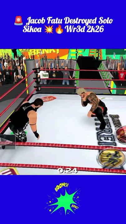 Jacob Fatu Destroyed Solo Sikoa! 🔥 WR3D 2K26 Epic Match | Wrestling Revolution 3D Gameplay