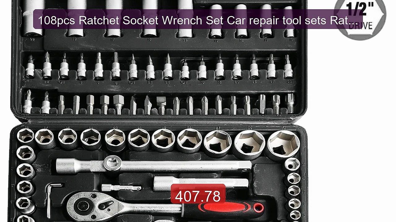 108pcs Ratchet Socket Wrench Set Car repair tool sets Ratchet ... -- Hot Deal 2026 | Limited Offer!