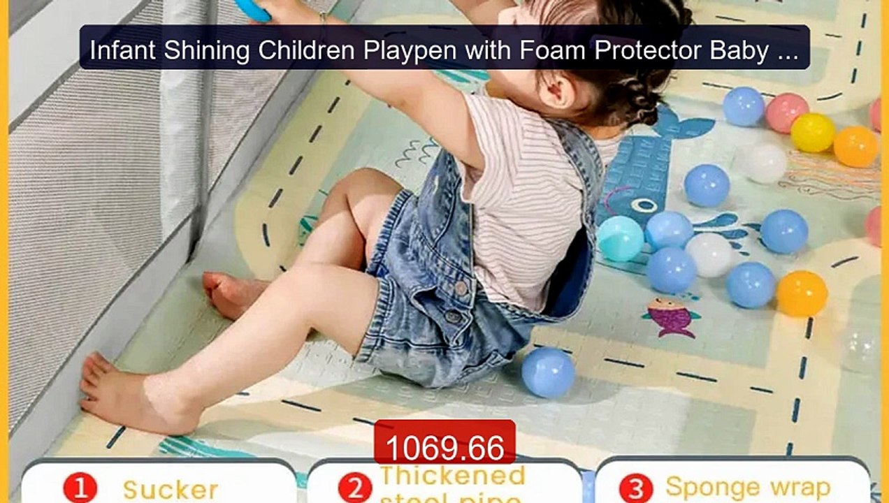 Infant Shining Children Playpen with Foam Protector Baby Playg... -- Hot Deal 2026 | Limited Offer!