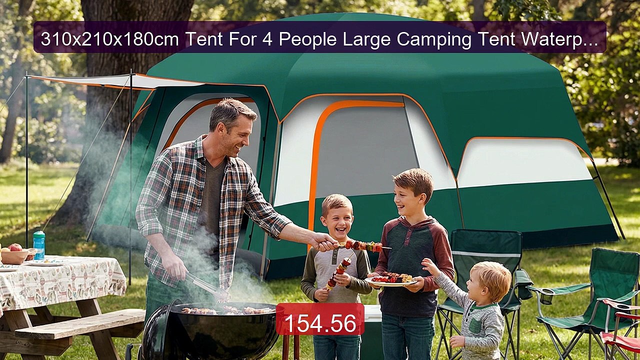 310x210x180cm Tent For 4 People Large Camping Tent Waterproof Sun-... -- Best Deal 2026 | Shop Now!