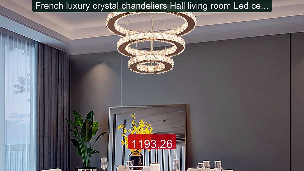 French luxury crystal chandeliers Hall living room Led ceiling lam... -- Best Deal 2026 | Shop Now!