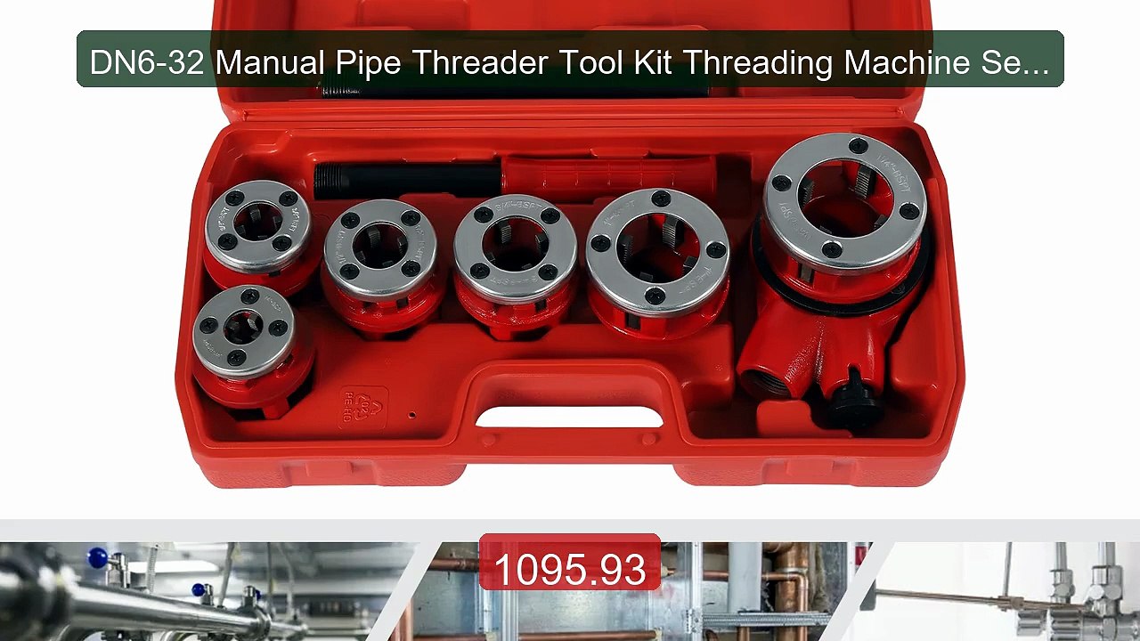 DN6-32 Manual Pipe Threader Tool Kit Threading Machine Set ... -- Top Pick 2026 | Unbeatable Price!