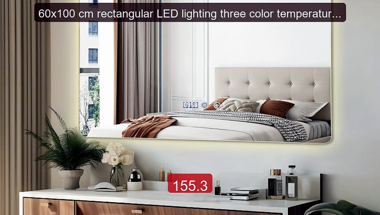 60x100 cm rectangular LED lighting three color temperature brightn... -- Best Deal 2026 | Shop Now!