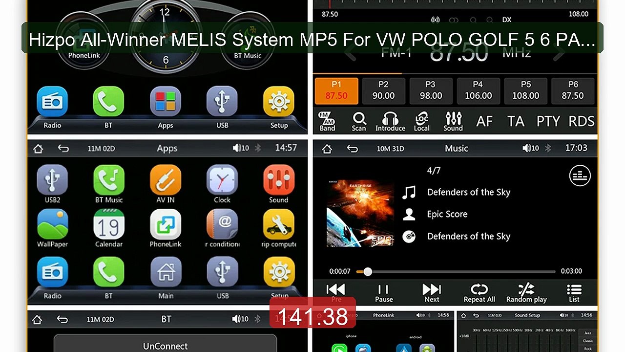 Hizpo All-Winner MELIS System MP5 For VW POLO GOLF 5 6 PASSAT ... -- Best Buy 2026 | Great Quality!