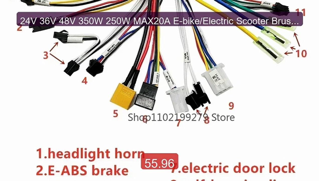 24V 36V 48V 350W 250W MAX20A E-bike/Electric Scooter Brushless Cont... -- Top Rated 2026 | Buy Now!