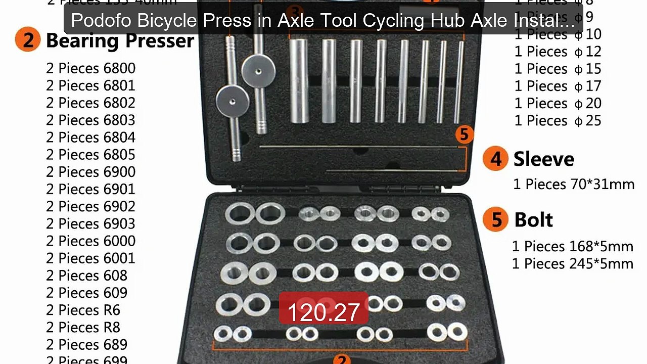 Podofo Bicycle Press in Axle Tool Cycling Hub Axle Installatio... -- Best Buy 2026 | Great Quality!