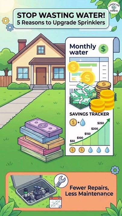 Stop Wasting Water! Upgrade to High-Efficiency Sprinklers